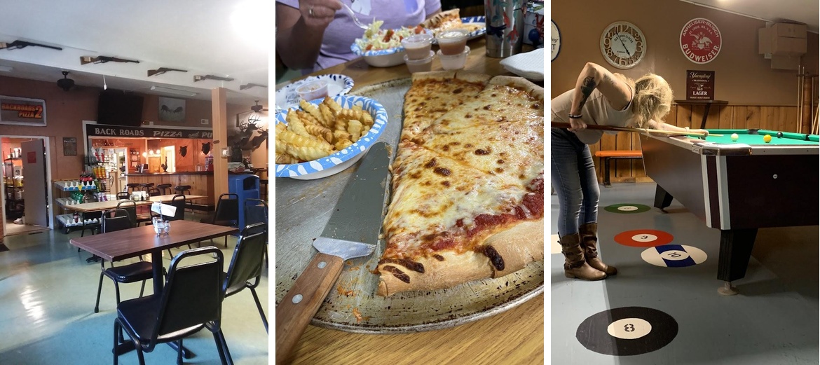 Back Roads Pizza 2 Menu
